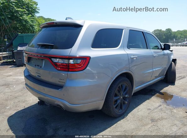 1C4RDJDG0KC780673 2019 DODGE DURANGO Silver Rear right