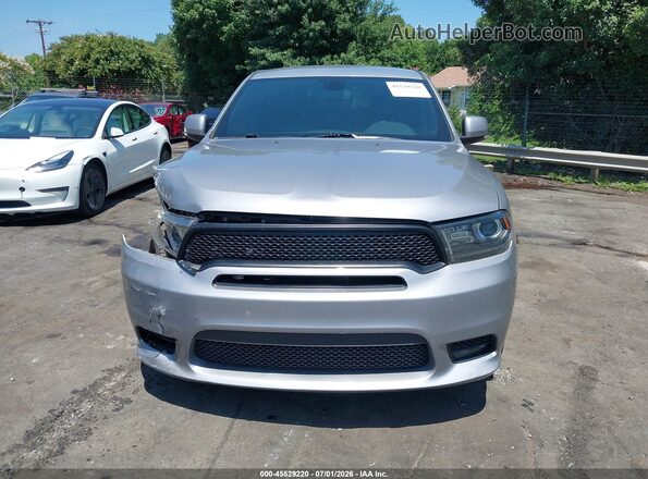 1C4RDJDG0KC780673 2019 DODGE DURANGO Silver Instrument cluster view
