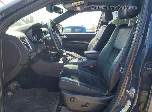 1C4RDJDG1JC362492 2018 DODGE DURANGO Gray Вид салону спереду