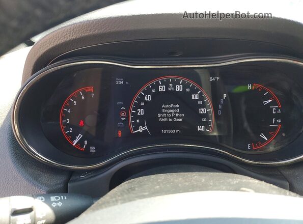 1C4RDJDG1JC362492 2018 DODGE DURANGO Gray Вид щитка приладів