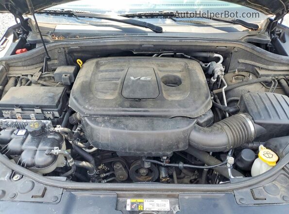 1C4RDJDG1JC462897 2018 DODGE DURANGO Black Vista del compartimento del motor