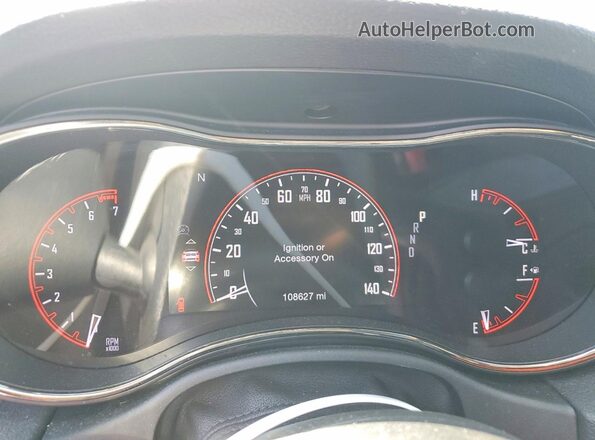 1C4RDJDG1JC462897 2018 DODGE DURANGO Black Vista del cuadro de instrumentos