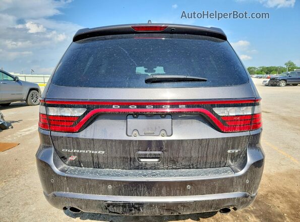 1C4RDJDG1KC557512 2019 DODGE DURANGO Gray Rear view