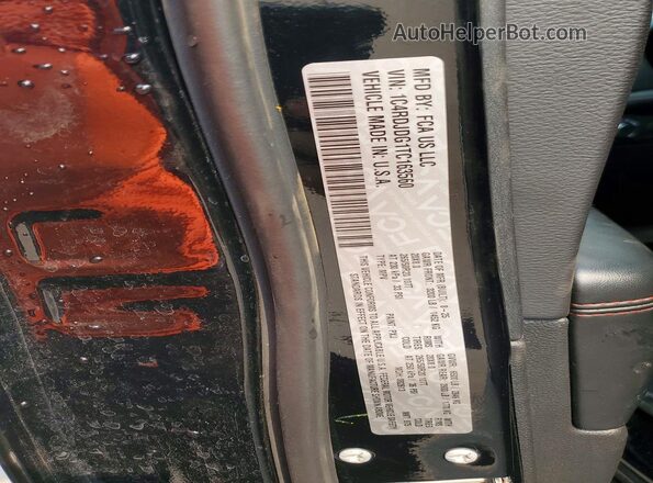 1C4RDJDG1TC163560 2026 DODGE DURANGO Black VIN sticker view