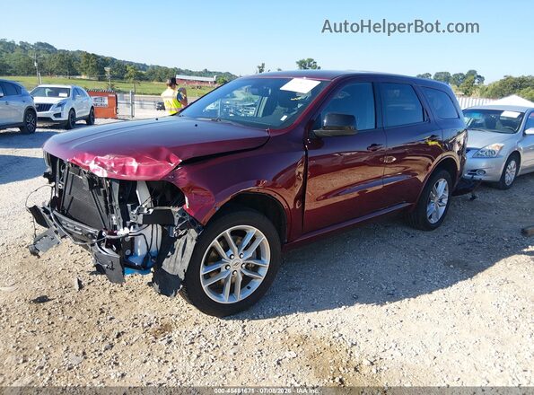 1C4RDJDG1TC165745 2026 DODGE DURANGO Burgundy წინა მარცხენა ხედი სამი მეოთხედიდან