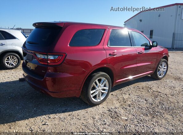 1C4RDJDG1TC165745 2026 DODGE DURANGO Burgundy უკანა მარჯვენა