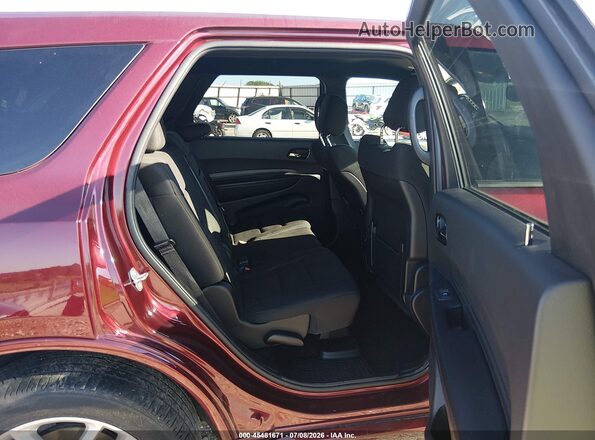 1C4RDJDG1TC165745 2026 DODGE DURANGO Burgundy VIN კოდის სტიკერის ხედი
