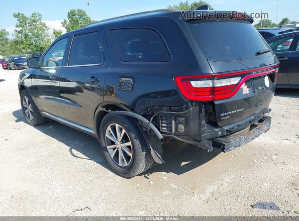 1C4RDJDG2GC419694 2016 DODGE DURANGO Black Rear left
