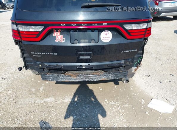 1C4RDJDG2GC419694 2016 DODGE DURANGO Black Front view