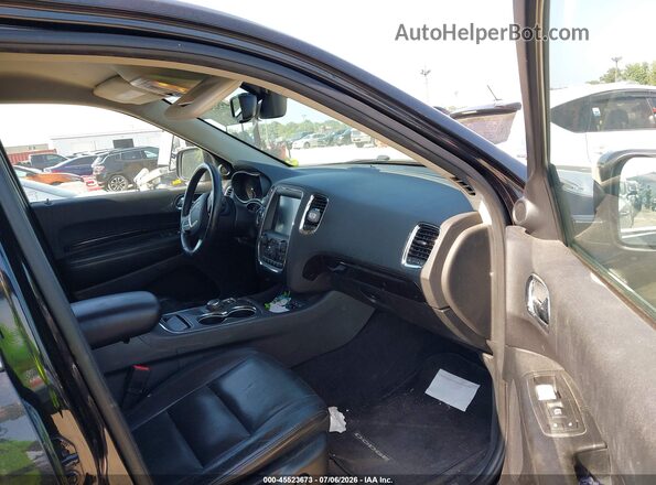 1C4RDJDG2GC419694 2016 DODGE DURANGO Black Front interior view