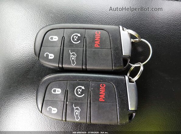 1C4RDJDG2GC442389 2016 DODGE DURANGO Black Вид панелі приладів