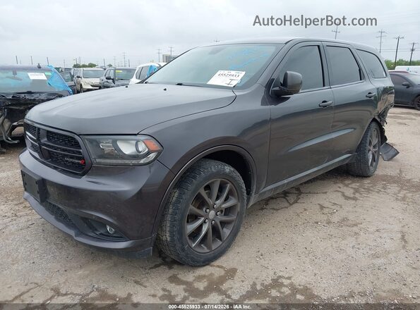 1C4RDJDG2HC828022 2017 DODGE DURANGO Gray Առջևի ձախ երեք քառորդ տեսարան