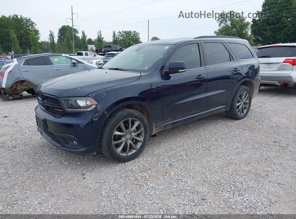 1C4RDJDG2JC414633 2018 DODGE DURANGO Dark Blue Передня ліва чверть