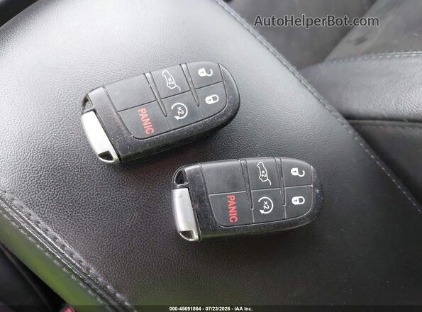 1C4RDJDG2JC414633 2018 DODGE DURANGO Dark Blue Вид панелі приладів