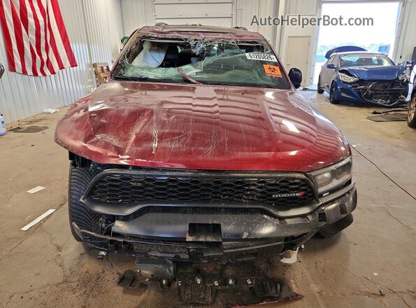 1C4RDJDG2MC523193 2021 DODGE DURANGO Maroon Vista frontal