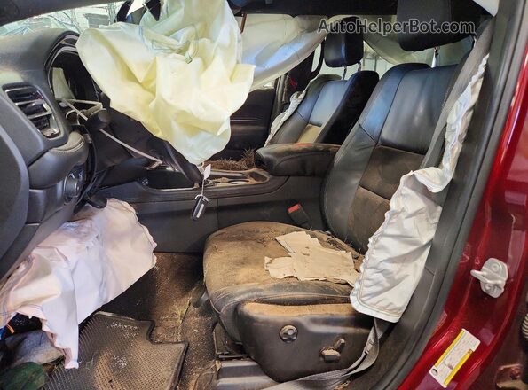 1C4RDJDG2MC523193 2021 DODGE DURANGO Maroon Vista interior delantera