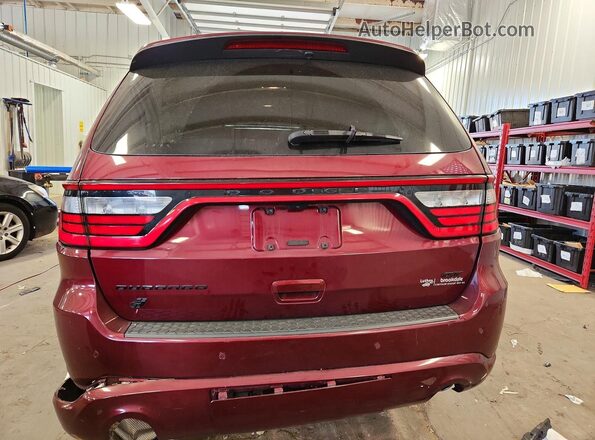 1C4RDJDG2MC523193 2021 DODGE DURANGO Maroon Vista trasera