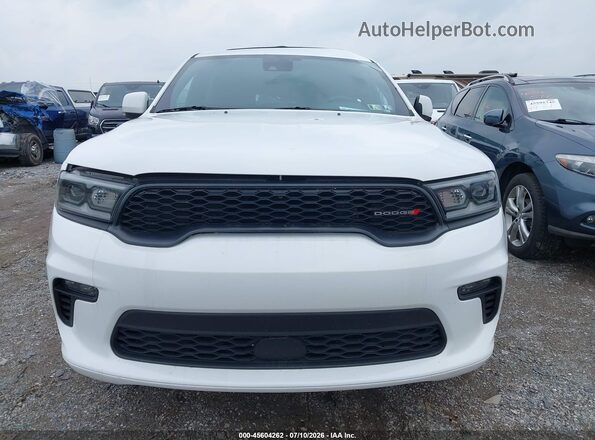 1C4RDJDG2NC105220 2022 DODGE DURANGO White Vista del cuadro de instrumentos