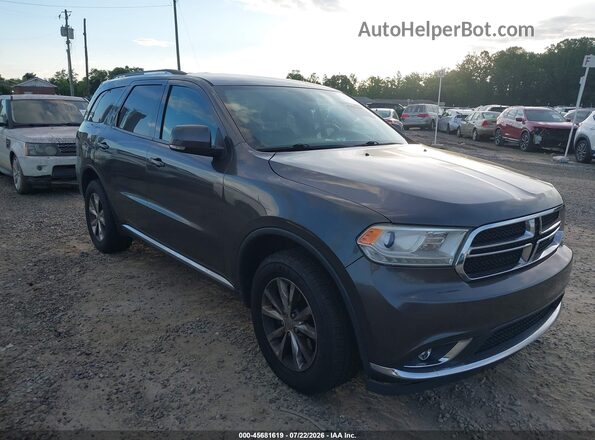 1C4RDJDG3GC455782 2016 DODGE DURANGO Gray Front view