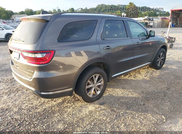1C4RDJDG3GC455782 2016 DODGE DURANGO Gray Rear right