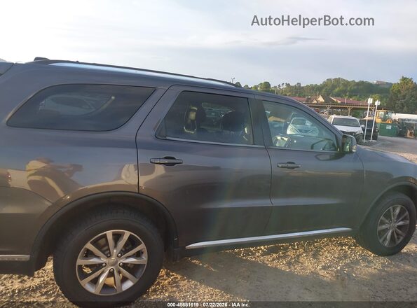 1C4RDJDG3GC455782 2016 DODGE DURANGO Gray Rear interior view