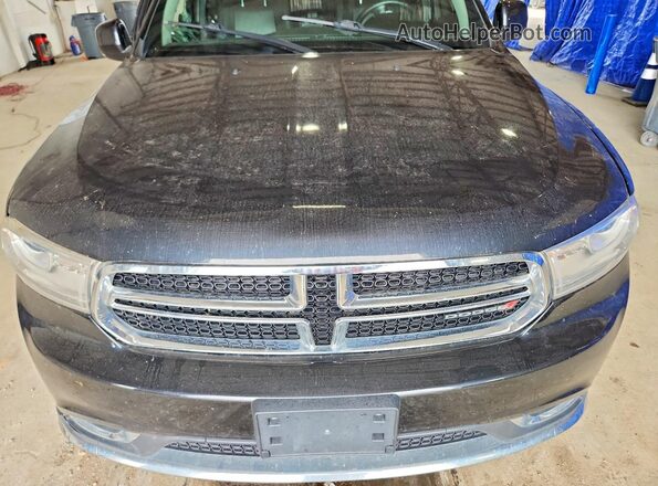 1C4RDJDG3GC455801 2016 DODGE DURANGO Black Engine compartment view