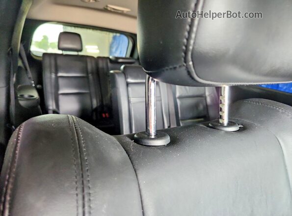 1C4RDJDG3GC455801 2016 DODGE DURANGO Black Rear seats view