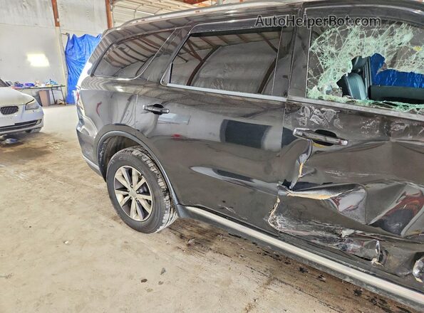 1C4RDJDG3GC455801 2016 DODGE DURANGO Black Rear interior view