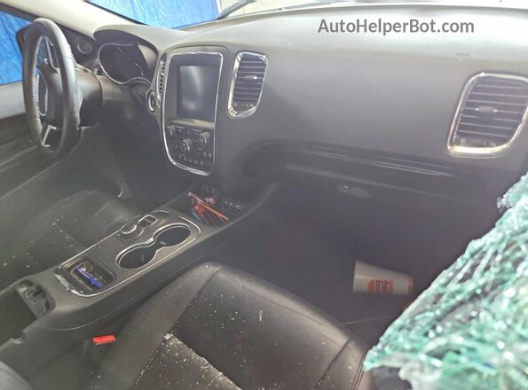 1C4RDJDG3GC455801 2016 DODGE DURANGO Black Dashboard view