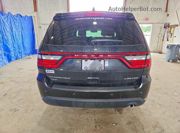 1C4RDJDG3GC455801 2016 DODGE DURANGO Black Rear view