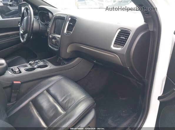 1C4RDJDG3GC484991 2016 DODGE DURANGO Белый Вид салона спереди