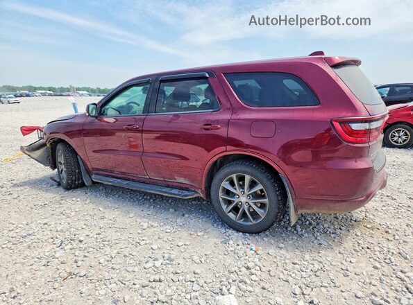 1C4RDJDG3HC649018 2017 DODGE DURANGO Red Rear left
