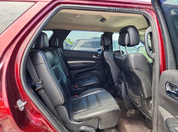 1C4RDJDG3HC649018 2017 DODGE DURANGO Red Rear interior view