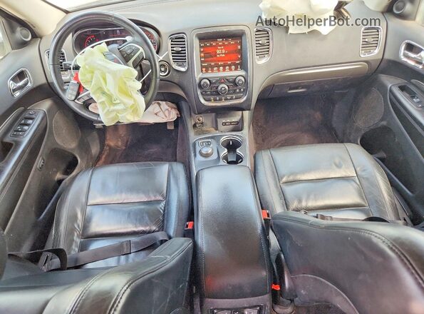 1C4RDJDG3HC649018 2017 DODGE DURANGO Red Dashboard view