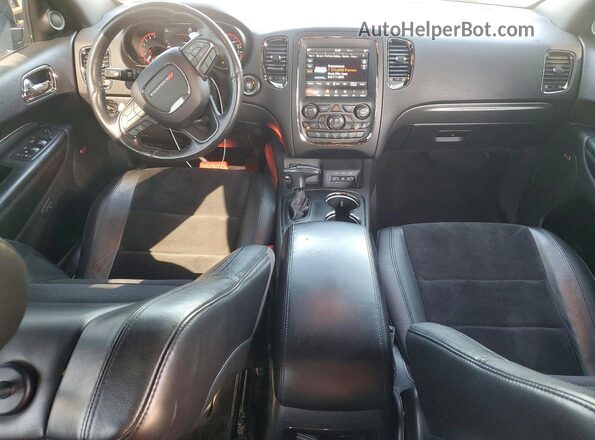 1C4RDJDG3JC362431 2018 DODGE DURANGO Black Dashboard view