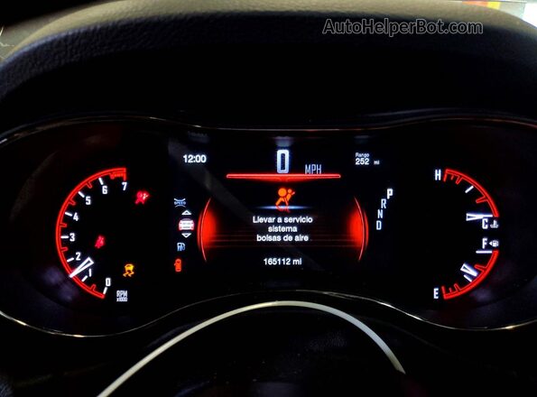 1C4RDJDG3JC415077 2018 DODGE DURANGO Gray Instrument cluster view