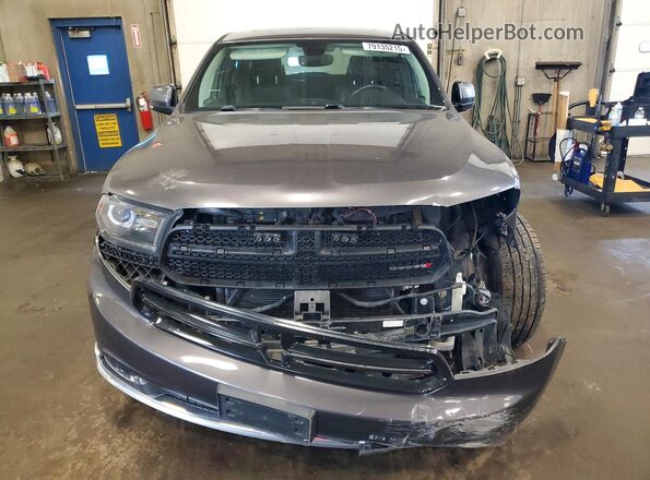 1C4RDJDG3JC415077 2018 DODGE DURANGO Gray Front view