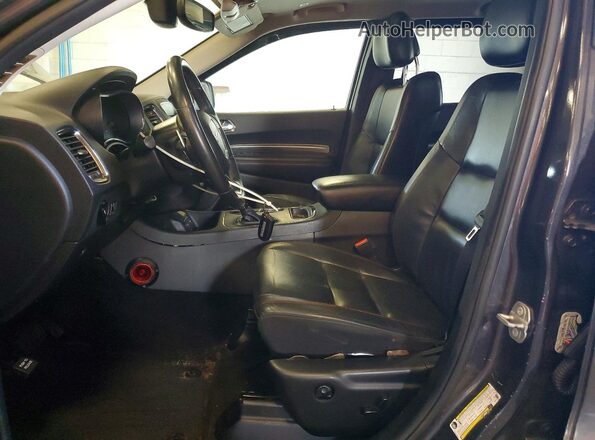 1C4RDJDG3JC415077 2018 DODGE DURANGO Gray Front interior view