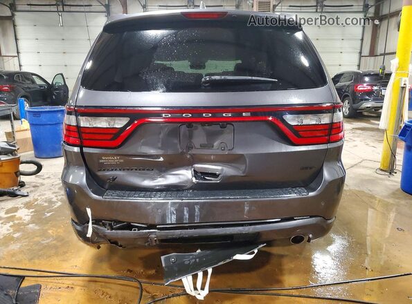 1C4RDJDG3JC462402 2018 DODGE DURANGO Gray Rear view