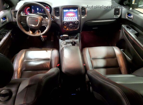 1C4RDJDG3JC462402 2018 DODGE DURANGO Gray Dashboard view
