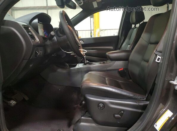 1C4RDJDG3JC462402 2018 DODGE DURANGO Gray Front interior view