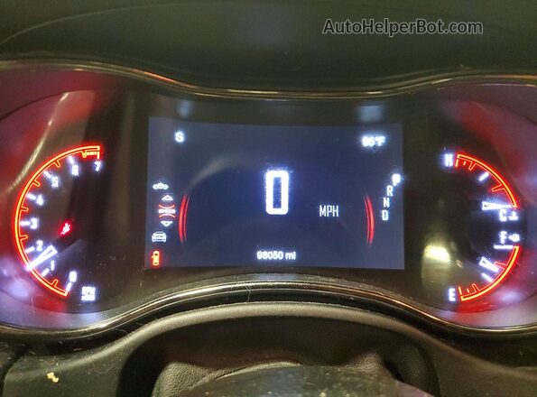 1C4RDJDG3JC462402 2018 DODGE DURANGO Gray Instrument cluster view