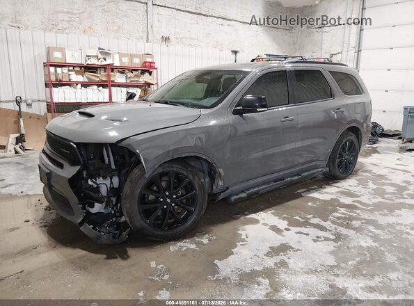 1C4RDJDG3KC685542 2019 DODGE DURANGO Gray Առջևի ձախ երեք քառորդ տեսարան