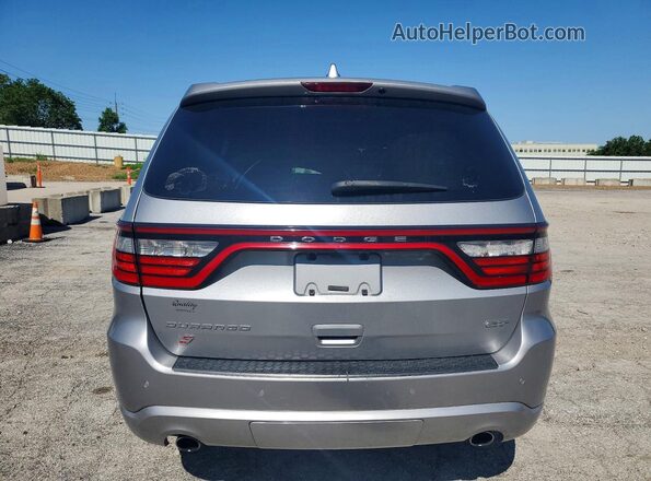 1C4RDJDG3KC744573 2019 DODGE DURANGO Silver Вид ззаду