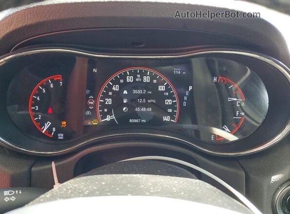 1C4RDJDG3LC338701 2020 DODGE DURANGO Gray Vista del cuadro de instrumentos