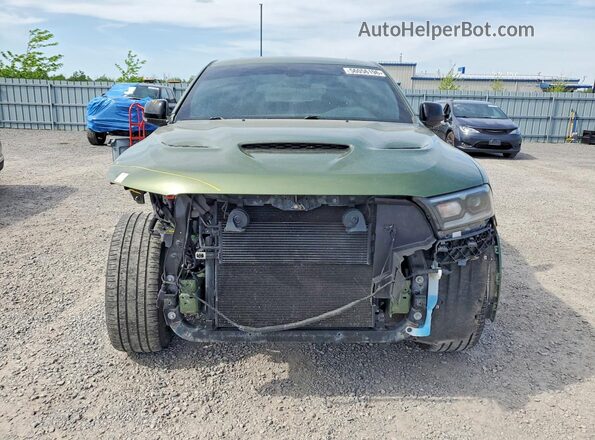 1C4RDJDG3NC132832 2022 DODGE DURANGO Green Вид спереду