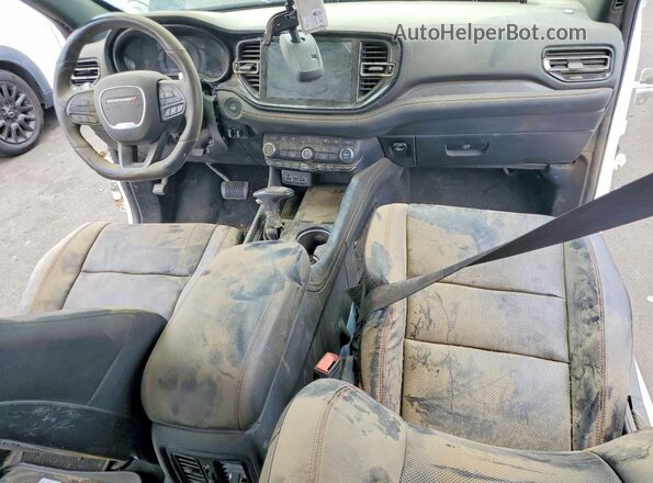 1C4RDJDG3PC695107 2023 DODGE DURANGO White Вид панелі приладів