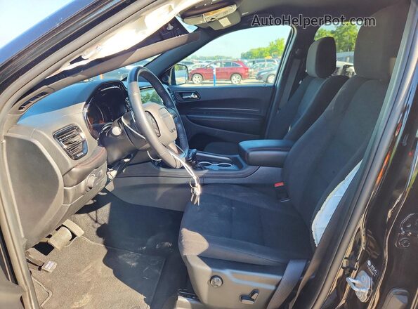 1C4RDJDG3TC225895 2026 DODGE DURANGO Черный Вид салона спереди