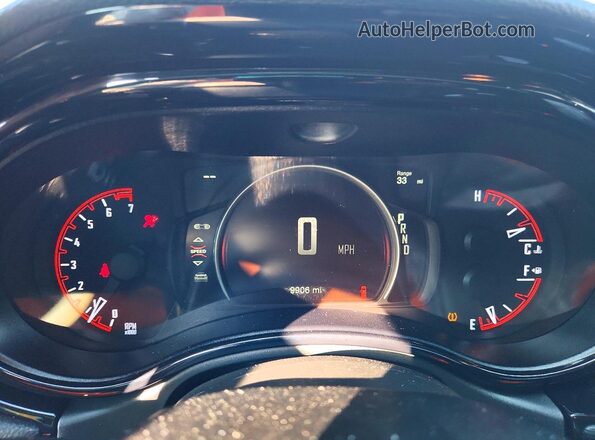 1C4RDJDG3TC225895 2026 DODGE DURANGO Черный Вид щитка приборов