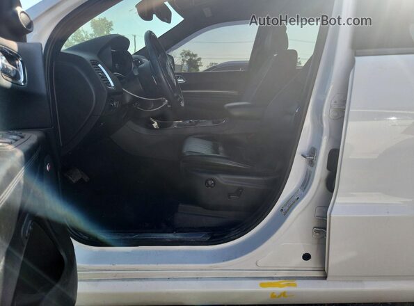 1C4RDJDG4GC400645 2016 DODGE DURANGO White VIN sticker view